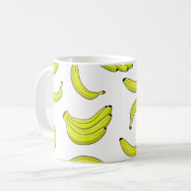 Bananen-Kaffee-Tasse