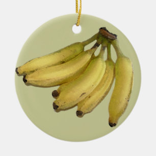 Bananen Keramik Ornament