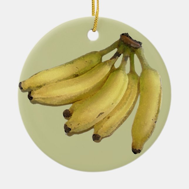 Bananen Keramik Ornament (Vorne)