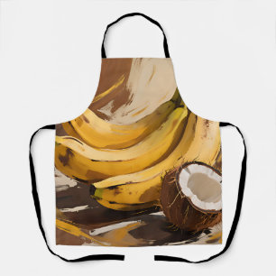 Bananen-Kokosnuss-Stillleben Schürze
