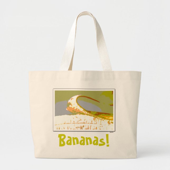Bananen-Lebensmittelgeschäft Jumbo Stoffbeutel (Vorne)