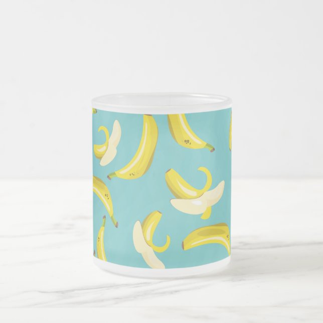 Bananen Mattglastasse (Mittel)