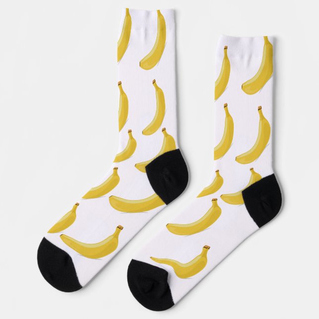 Bananen-Mischmasch-Socken Socken (Linkes Detail)