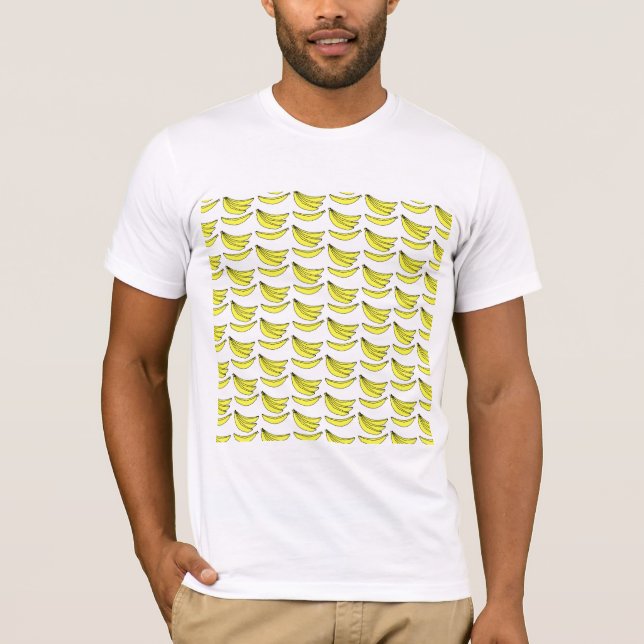 Bananen-Muster T-Shirt (Vorderseite)