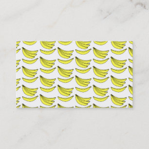 Bananen-Muster Visitenkarte