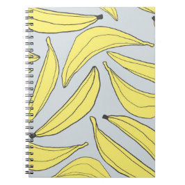 Bananen-Notebook in Gelb Notizblock