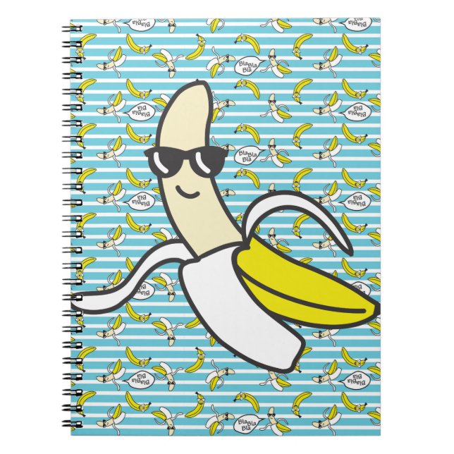 Bananen-Notizbuch Notizblock (Vorderseite)