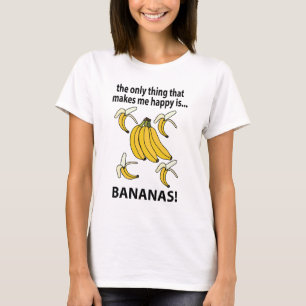 Bananen Obst Funny Bananas T-Shirt