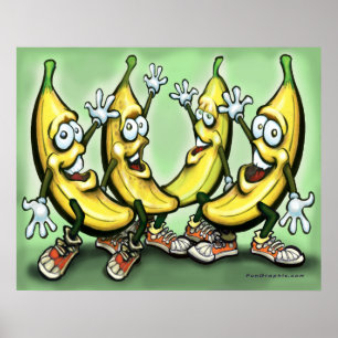Bananen-Poster Poster