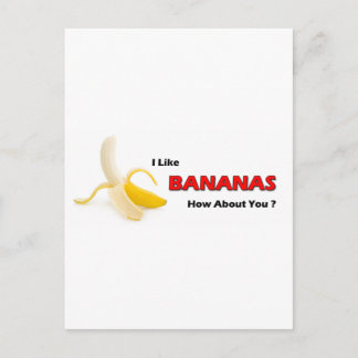 Bananen Postkarte