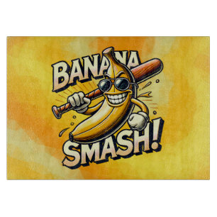 Bananen-Power-Up Schneidebrett