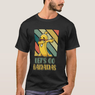 Bananen Retro Vintage Lustige Banane Meme Lasst Un T-Shirt