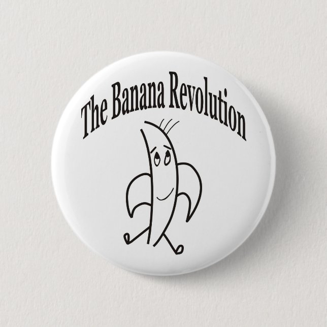 BANANEN-REVOLUTION BUTTON (Vorderseite)