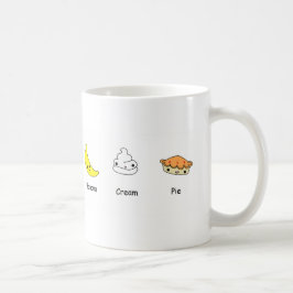 Bananen-Sahnetorten-Freunde Tasse