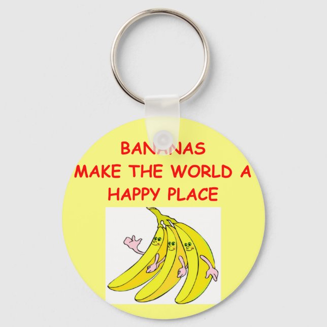 Bananen Schlüsselanhänger (Vorderseite)