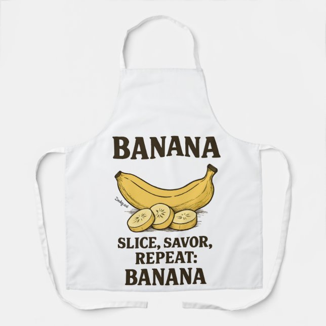 Bananen Schort – Humor in de Keuken Schürze (Vorderseite)