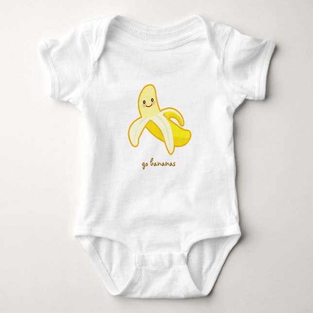 Bananen-Strampler Baby Strampler (Vorderseite)