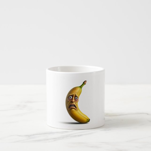 Bananen-Tasse lustig Espressotasse (Vorderseite)