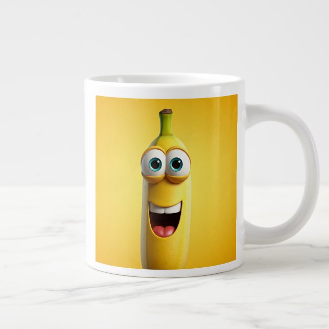 Bananen-Tasse lustig Jumbo-Tasse (Rechts)