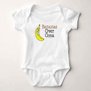 Bananen über Oma Baby Strampler