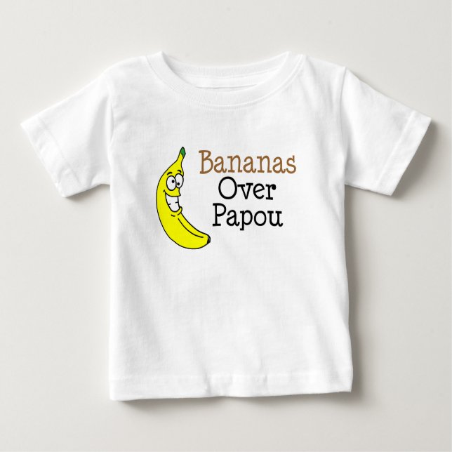Bananen über Papou Baby T-shirt (Vorderseite)