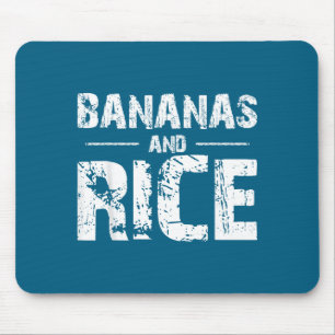Bananen und Reis Mousepad