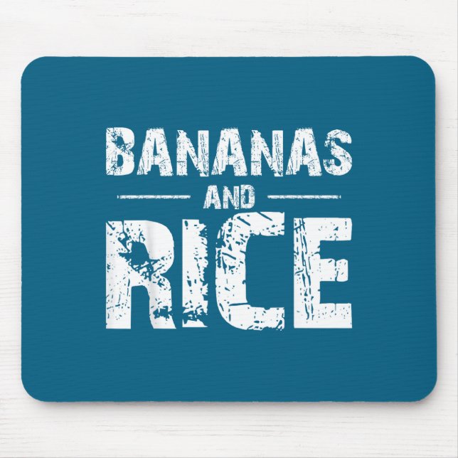 Bananen und Reis  Mousepad (Vorne)