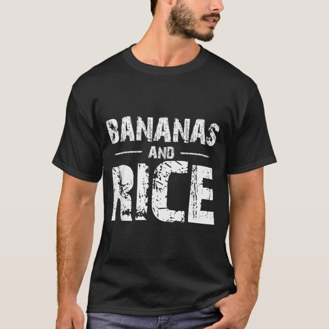 Bananen und Reis  T-Shirt (Vorderseite)
