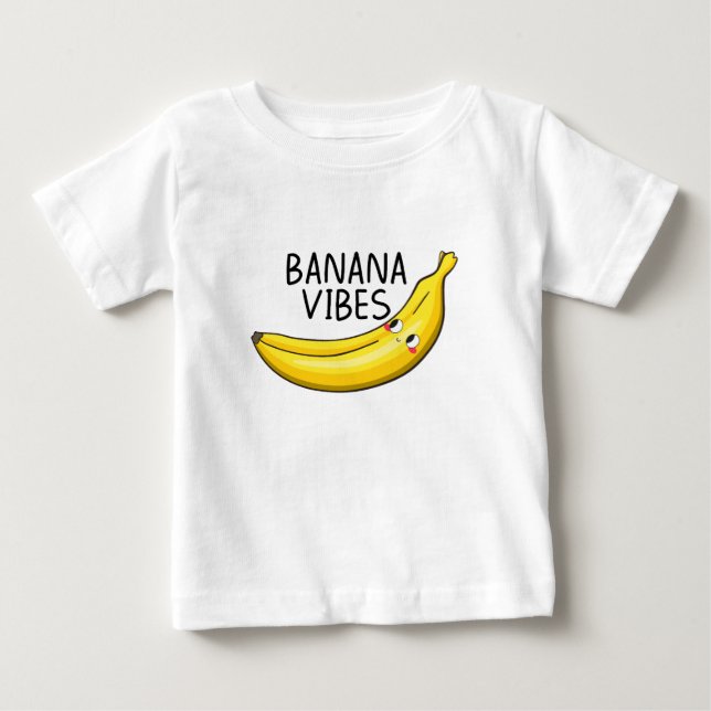 Bananen Vibes Baby T-shirt (Vorderseite)