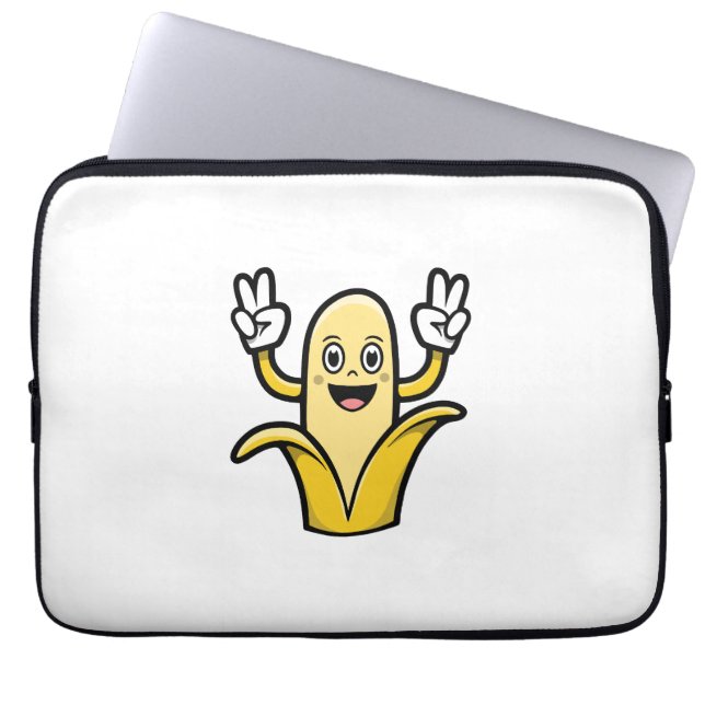 Bananenbaby-Gepäckstück Handgepäcksband Laptopschutzhülle (Vorderseite)