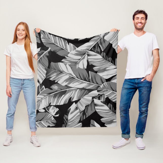 Bananenblätter 3 fleecedecke (Beispiel)