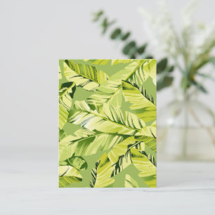 Bananenblätter 5 postkarte