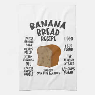 Bananenbrot Rezept Geschirrtuch