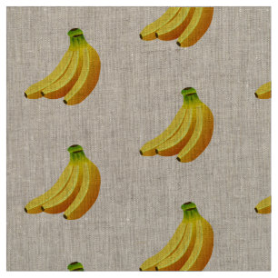 BANANENBUNCH: KLASSISCHES PATTERDESIGN STOFF