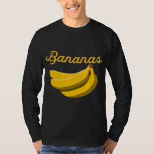 Bananencluster Lustige leckere gelbe Frucht Lo T-Shirt