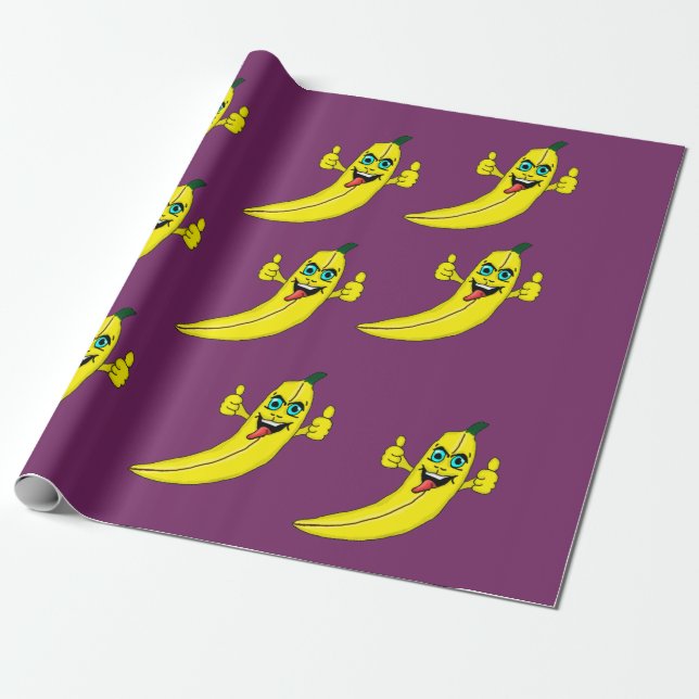 Bananenentwurfs-Packpapier Geschenkpapier (Ungerollt)