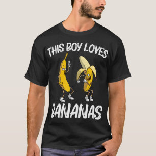 Bananengeschenk für Jungen Männer Tropische Banane T-Shirt
