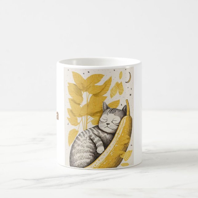 Bananenkatze Kaffeetasse (Von Creator hochgeladen)