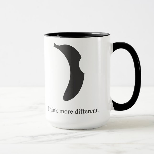 Bananenlogo-Kaffee-Tasse Tasse (Rechts)