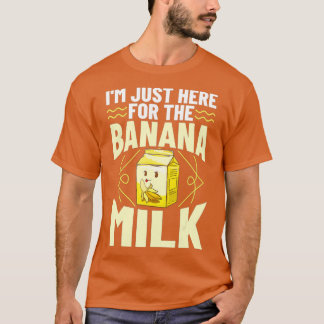 Bananenmilch Milchshake koreanische aromatisierte T-Shirt