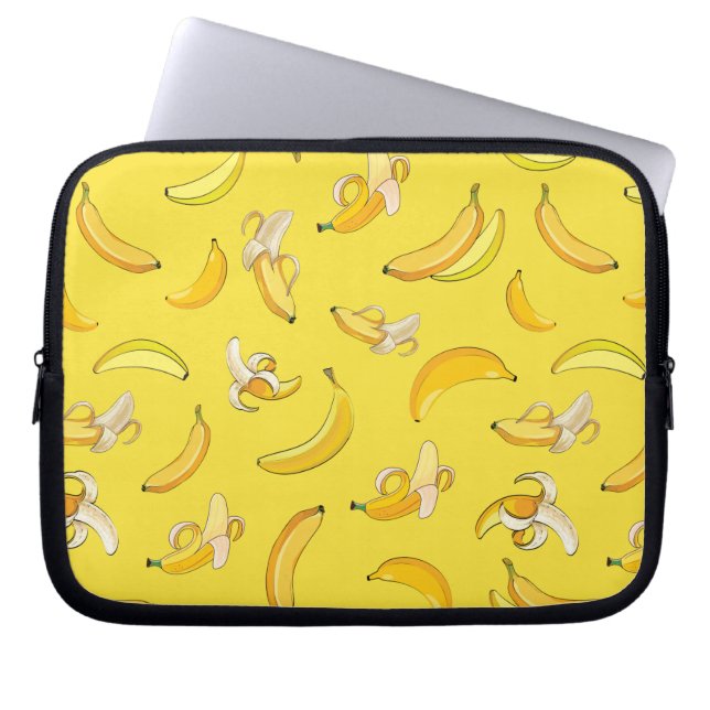 Bananenmuster 4 laptopschutzhülle (Vorderseite)
