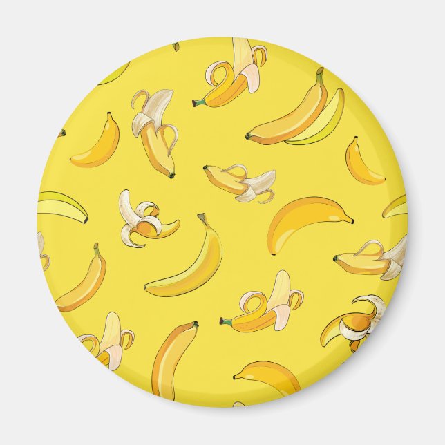 Bananenmuster 4 magnet (Vorne)