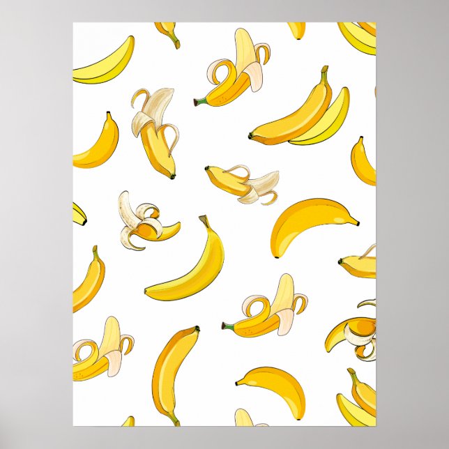 Bananenmuster 4 poster (Vorne)