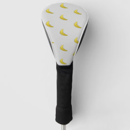 Bananenmuster auf grau golf headcover