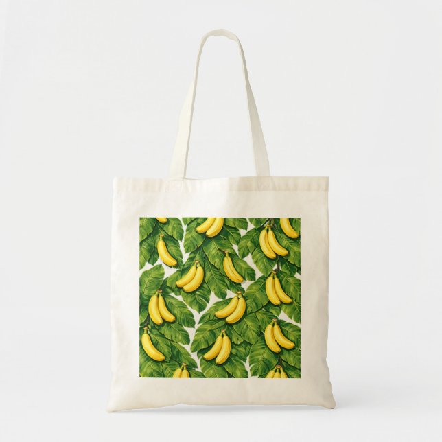 Bananenmuster Tragetasche (Vorne)