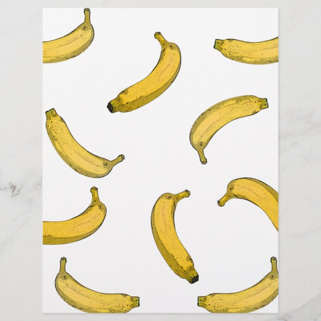 Bananenmuster-Zeichnung (Vorderseite)