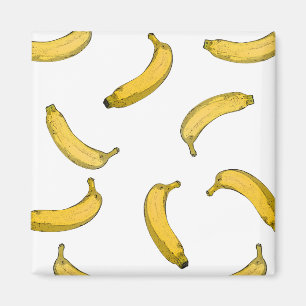 Bananenmuster-Zeichnung Magnet