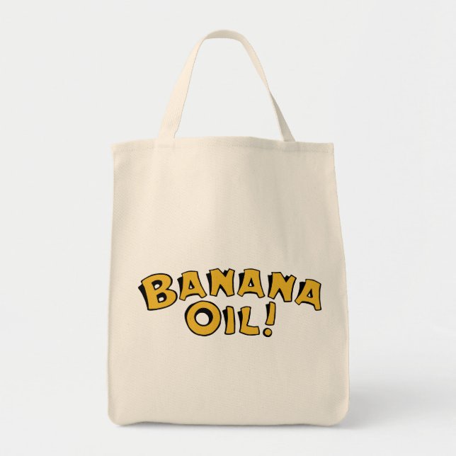 Bananenöl Tragetasche (Vorne)