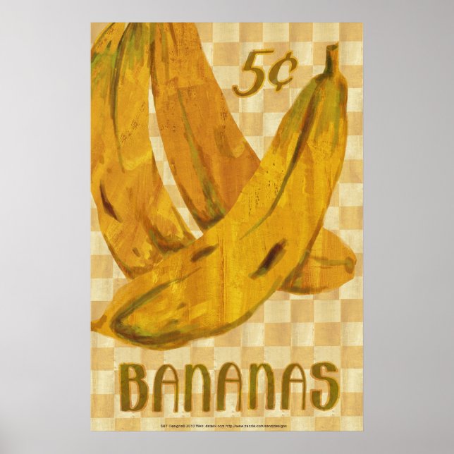 Bananenposter Poster (Vorne)