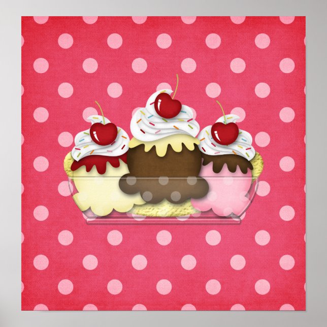 Bananenspaltung Poster (Vorne)